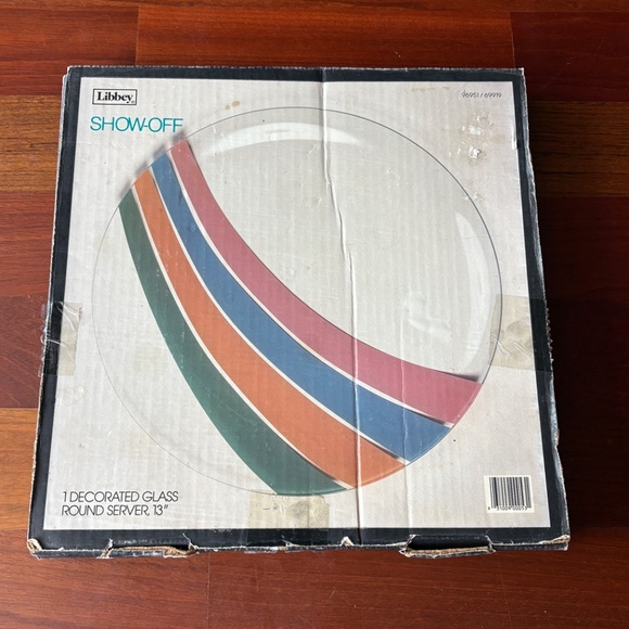 Vintage Libbey Glass Round Serving Plate - Picture 5 of 7